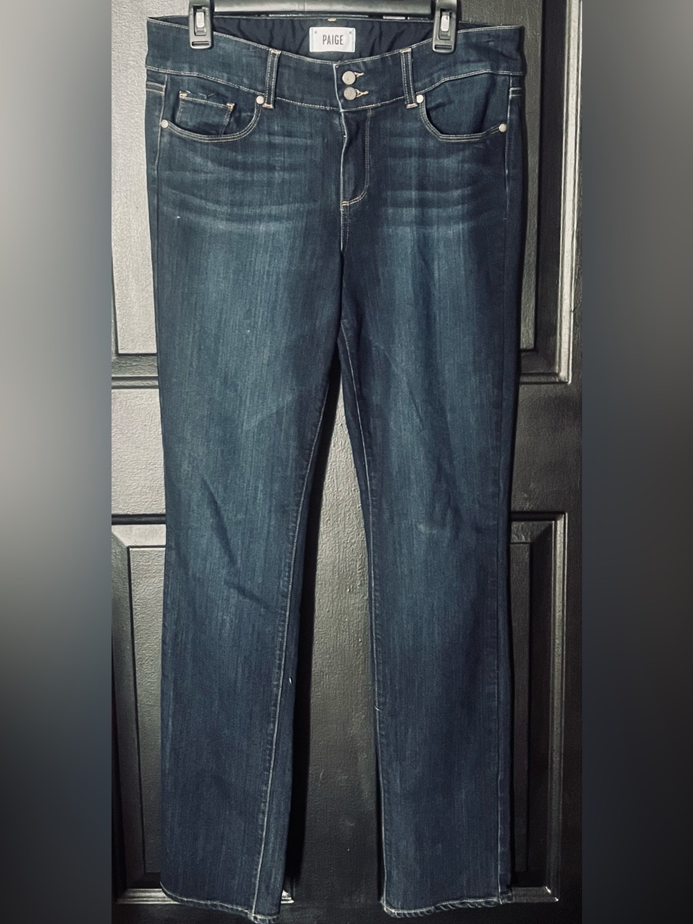 PAIGE Women’s Premium Denim Hidden Hills Dark Wash Sz 32